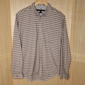 Tommy Hilfiger Striped Linen Blend Button Down
